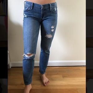 Abercrombie and Fitch Distressed Skinny Jeans